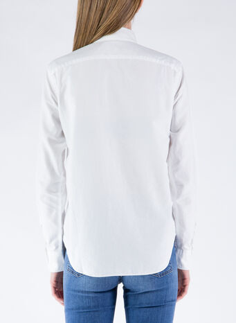 CAMICIA OXFORD, 003BSRWHITE, small
