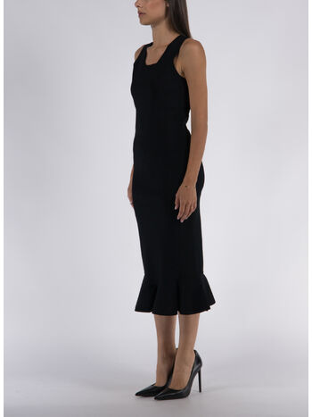 ABITO RUFFLED HEM, 999 BLACK, small