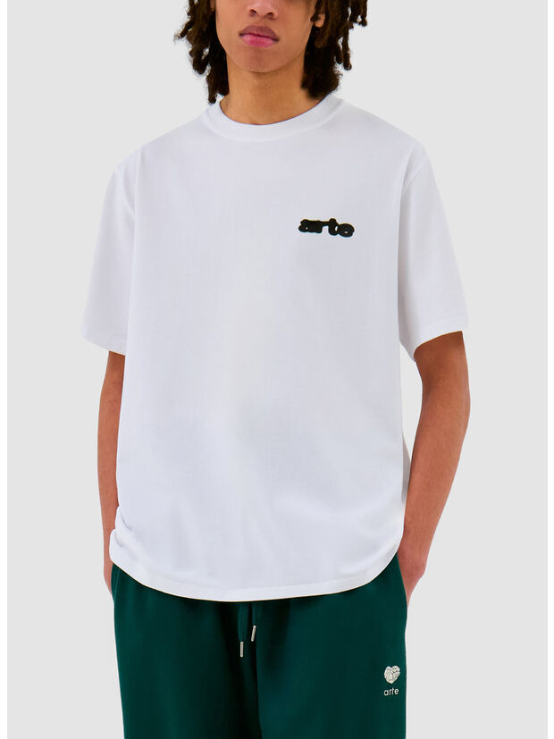 T-SHIRT FLOWER BLUR, , large