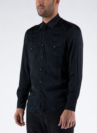 CAMICIA WESTERN STARS, NERO, small