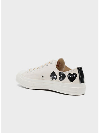 SCARPA CHUCK TAYLOR MULTI HEART LOW UNISEX, WHITE, small