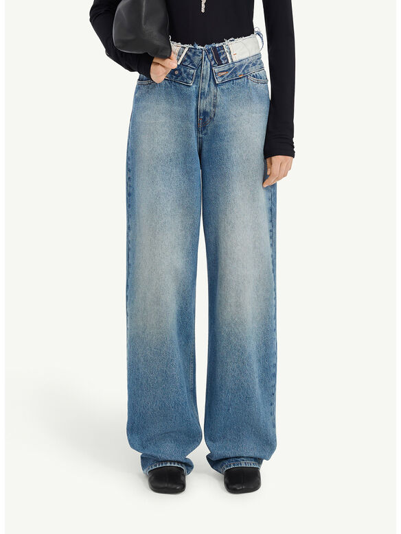 JEANS GAMBA DRITTA, 965 Light Blue, medium