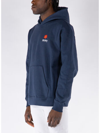 FELPA HOODIE OVERSIZE BOKE FLOWER, 77 MIDNIGHT BLUE, small