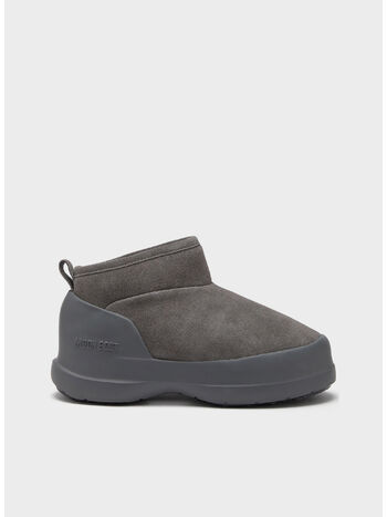 STIVALE LUNA LOW IN PELLE SCAMOSCIATA, BLACK, small