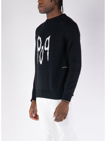 MAGLIONE CORN KNITTED, BLACK, small