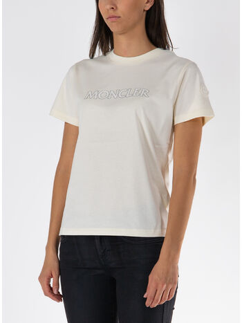 T-SHIRT CLASSIC LOGO CON STRASS, 034, small