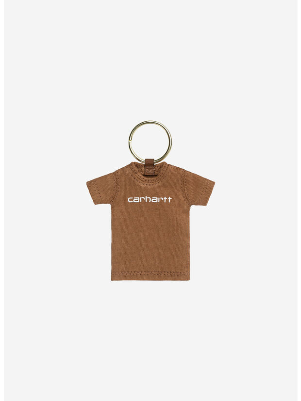 PORTACHIAVI MINI T-SHIRT SCRIPT UNISEX, HZXX HAMILTON BROWN, large