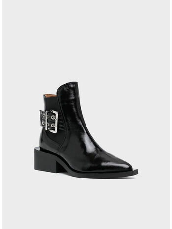 STIVALE CHUNKY BUCKLE CHELSEA NAPLACK, 099 BLACK, small