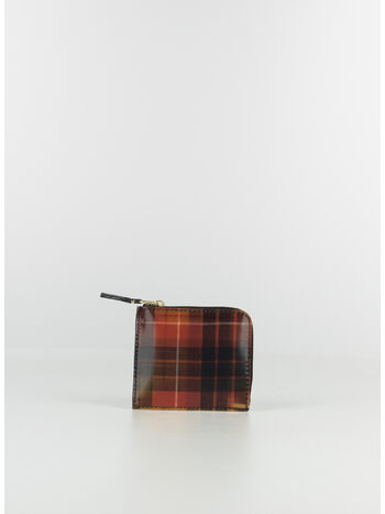 PORTAFOGLIO WALLET LENTICULAR TARTAN, RED/YELLOW, small