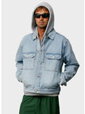 GIUBBOTTO TRUCKER DENIM, 0570 LIGHT WASH INDIGO, thumb