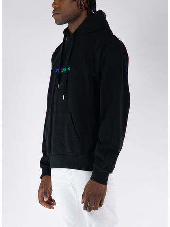 FELPA HOODIE ABSTRACT GRAPHICS, BLACK, small