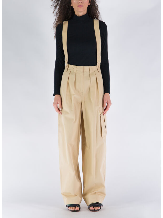 SALOPETTE KENZO PARIS CARGO TROUSERS, 11 BEIGE, large