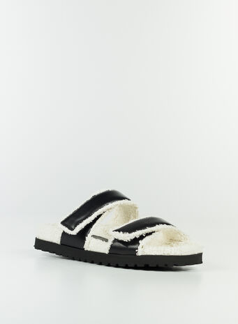 SANDALO DOUBLE STRAP PLATFORM, A127BLACK, small
