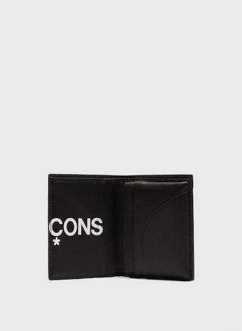 PORTAFOGLIO WALLET HUGE LOGO, 1 BLACK, small