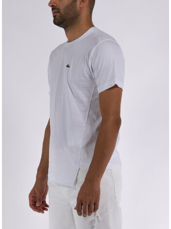 T-SHIRT KNIT X LACOSTE, WHITE, small