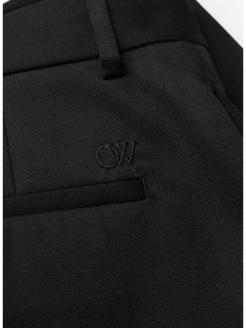 PANTALONE OW EMB WOOL, 1010 BLACK BLACK, small