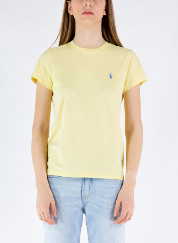 T-SHIRT BASIC LOGO, 044WICKETYELLOW, large