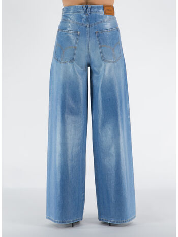 JEANS IN DENIM LAMINATO, 1D030 BLU MEDIO, small