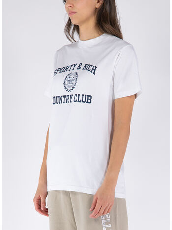 T-SHIRT VARSITY CREST, WHITE, small