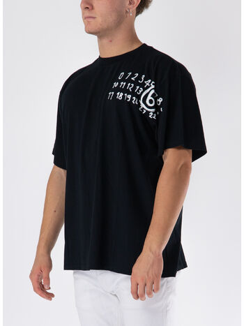 T-SHIRT GIROCOLLO CON STAMPA, 900, small