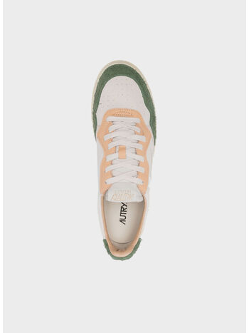 SCARPA MEDALIST LACE UP LOW, STA1 WHT/GRN/ORNG, small