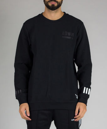 FELPA WHITE MOUNTAINEERING CREW, COREBLACK, small