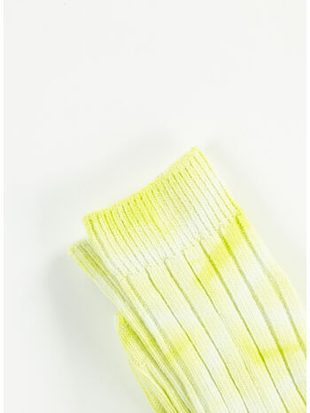 CALZINI DYED RIBBED, LIME, small