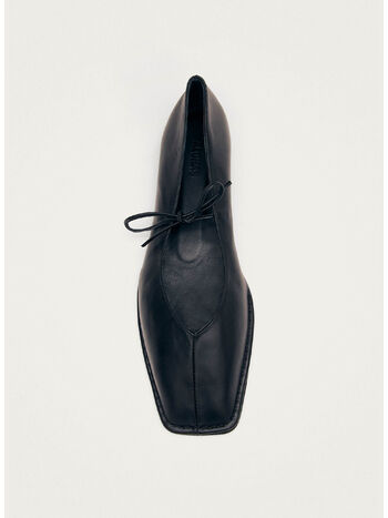 BALLERINA IN PELLE, BLACK, small