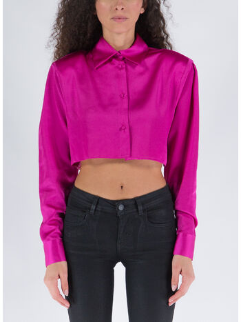 CAMICIA THE UP CROP, BERRY, small