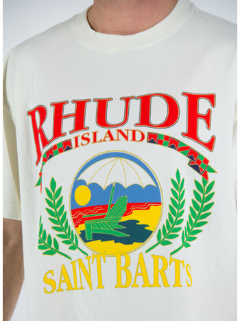 T-SHIRT RHUDE BEACH CHAIR TEE, 0611 VTG WHITE, small
