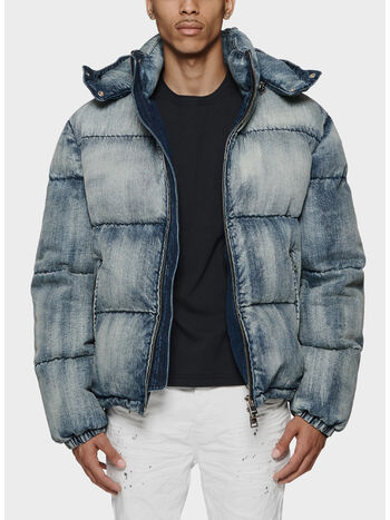 GIUBBOTTO DENIM PUFFER, , small
