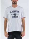 T-SHIRT AMI PARIS FRANCE, 100 WHITE, thumb