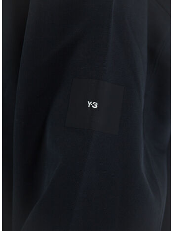 FELPA CON CAPPUCCIO, BLACK, small