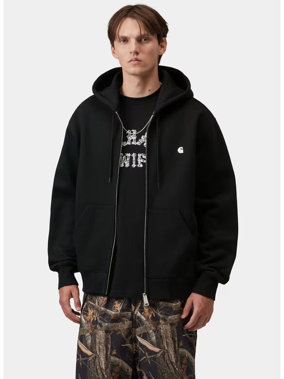 FELPA HOODED MACK, K02XX Black / Wax, medium