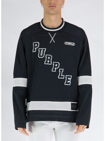 MAGLIA ML MESH JERSEY TEAM, BLACK, small