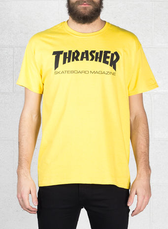 T-SHIRT SKATE MAG, YELLOW, small