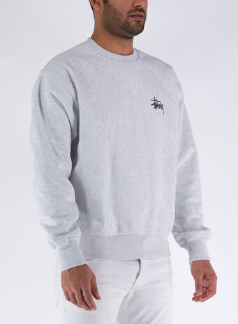 FELPA BASIC CREW, ASHHEATHER, small