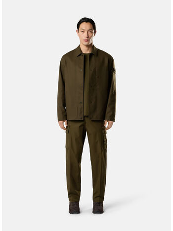 CAMICIA FLANNEL S.I. GHOST, V0054 MILITARY GREEN, small