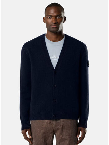 CARDIGAN, V0M20 MELANGE BLUE, small