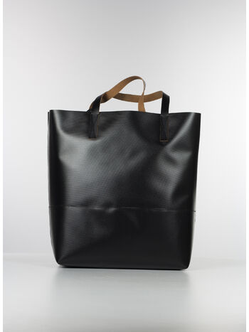 BORSA DA SHOPPING WITH MARNI PLATE, 00N99 BLACK, small
