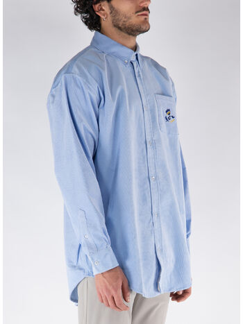 CAMICIA VELOURS COTELE, LBE LIGHT BLUE, small