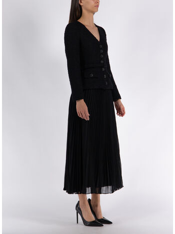ABITO MIDI CHIFFON, BLACK, small
