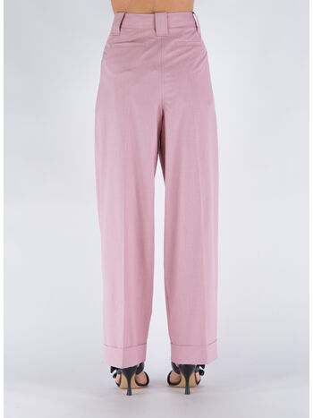 PANTALONE DRAPEY MELANGE, 545 PINK TULLE, small