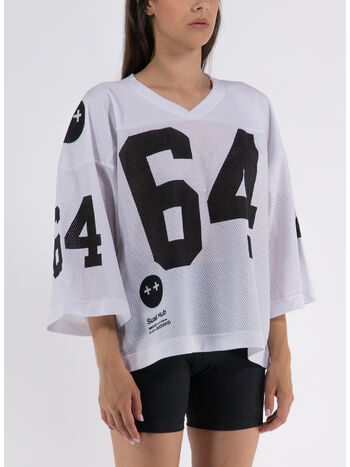 T-SHIRT FOOTBALL 64, WHT WHITE, small