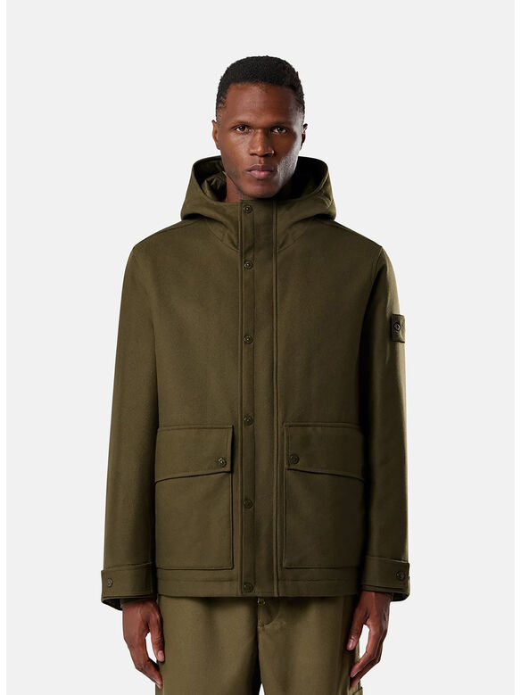 PARKA CORTO, V0054 MILITARY GREEN, medium