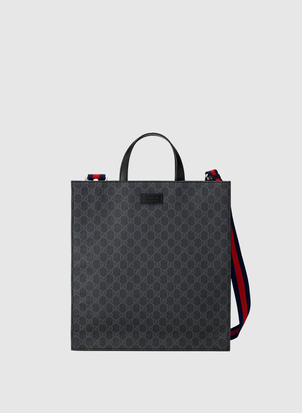 BORSA TOTE SOFT GG SUPREME, 1095NERO, large