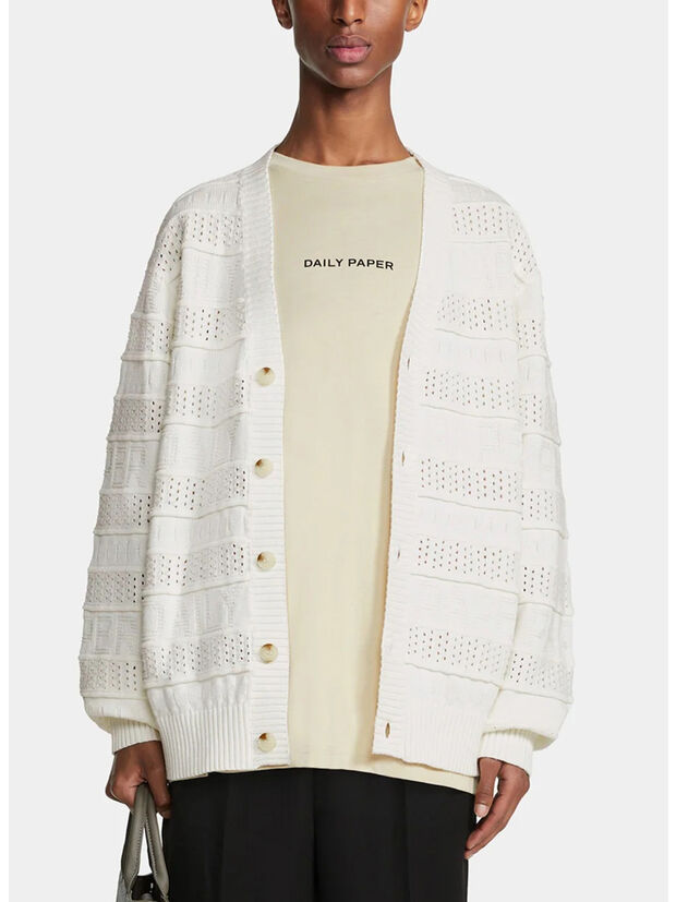 CARDIGAN RAJIH, OFF WHITE, large