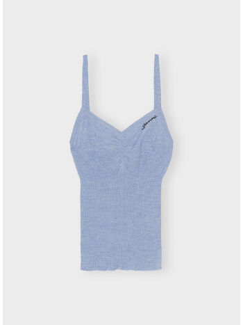 TOP MERINO LACE STRAP, 495 ICE WATER , small