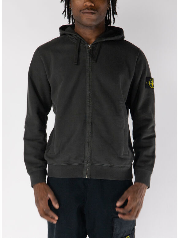 FELPA FULL ZIP OLD EFFECT, V0062 LEAD GREY, medium
