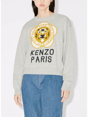 FELPA KENZO TIGER ACADEMY, 93 PALE GREY, small